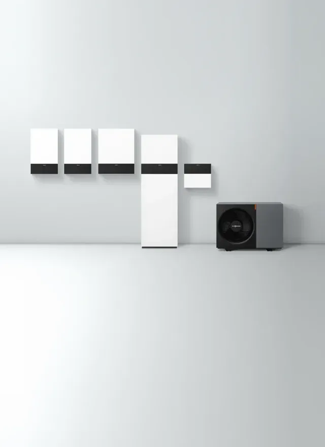 Viessmann Vitocal 200-A Wärmepumpe mit Innen- und Außeneinheit