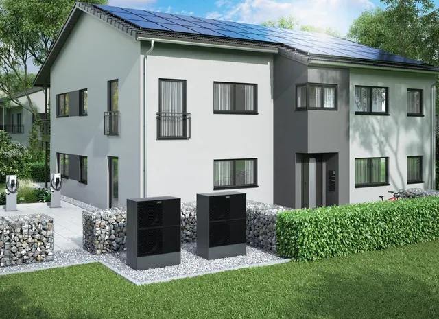 Viessmann Vitocal 250-A Wärmepumpen-Kaskade mit Photovoltaik und Wallbox